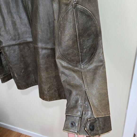 Wilsons M. Julian Mens M Dean Winchester Supernatural Leather Jacket Coat Moto - Picture 10 of 15